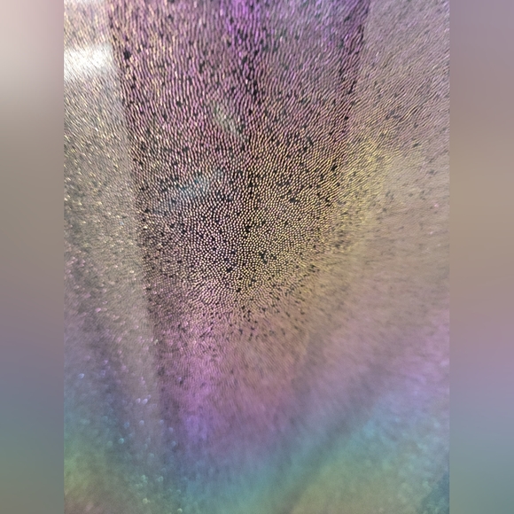 VICI OIL SLICK IRIDESCENT SHEER BUTTON DOWN SIZE XS - Picture 3 of 6